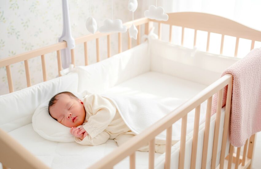 寝ている赤ちゃん